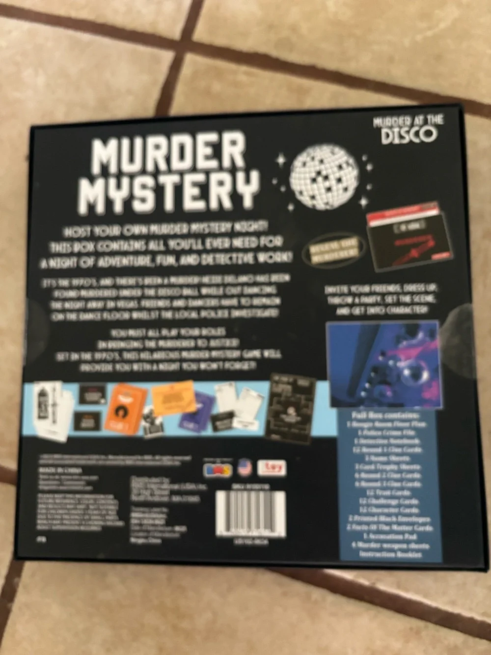 Murder at the Disco Host Your Own Murder Mystery New
